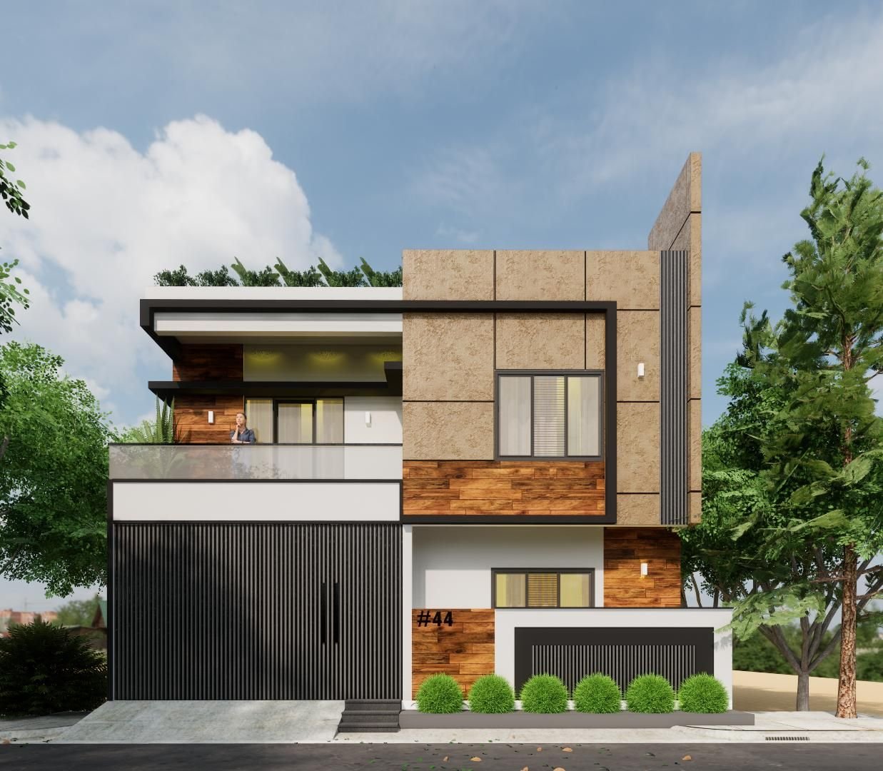 3D design concept of a DMR home